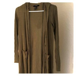 Olive Green Cardigan